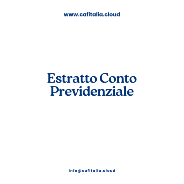 Estratto Conto Previdenziale