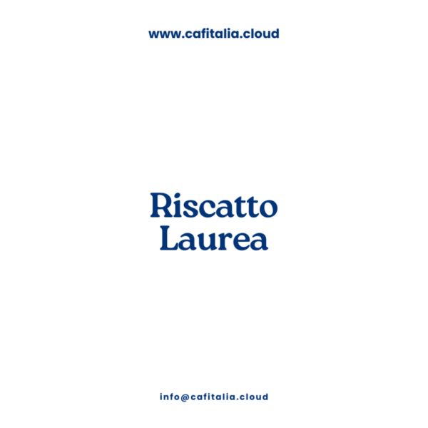 Riscatto Laurea