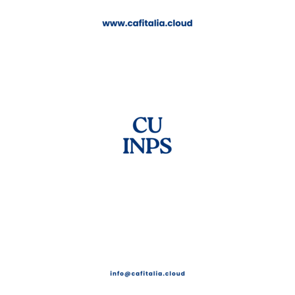 Certificazione Unica INPS